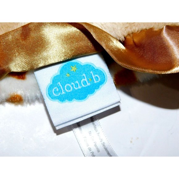 CLOUD B Peekaboo Lovie Tan Brown plush Giraffe Security Blanket Lovey nunu - Picture 8 of 8